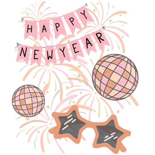 Pink NYE tee / add on
