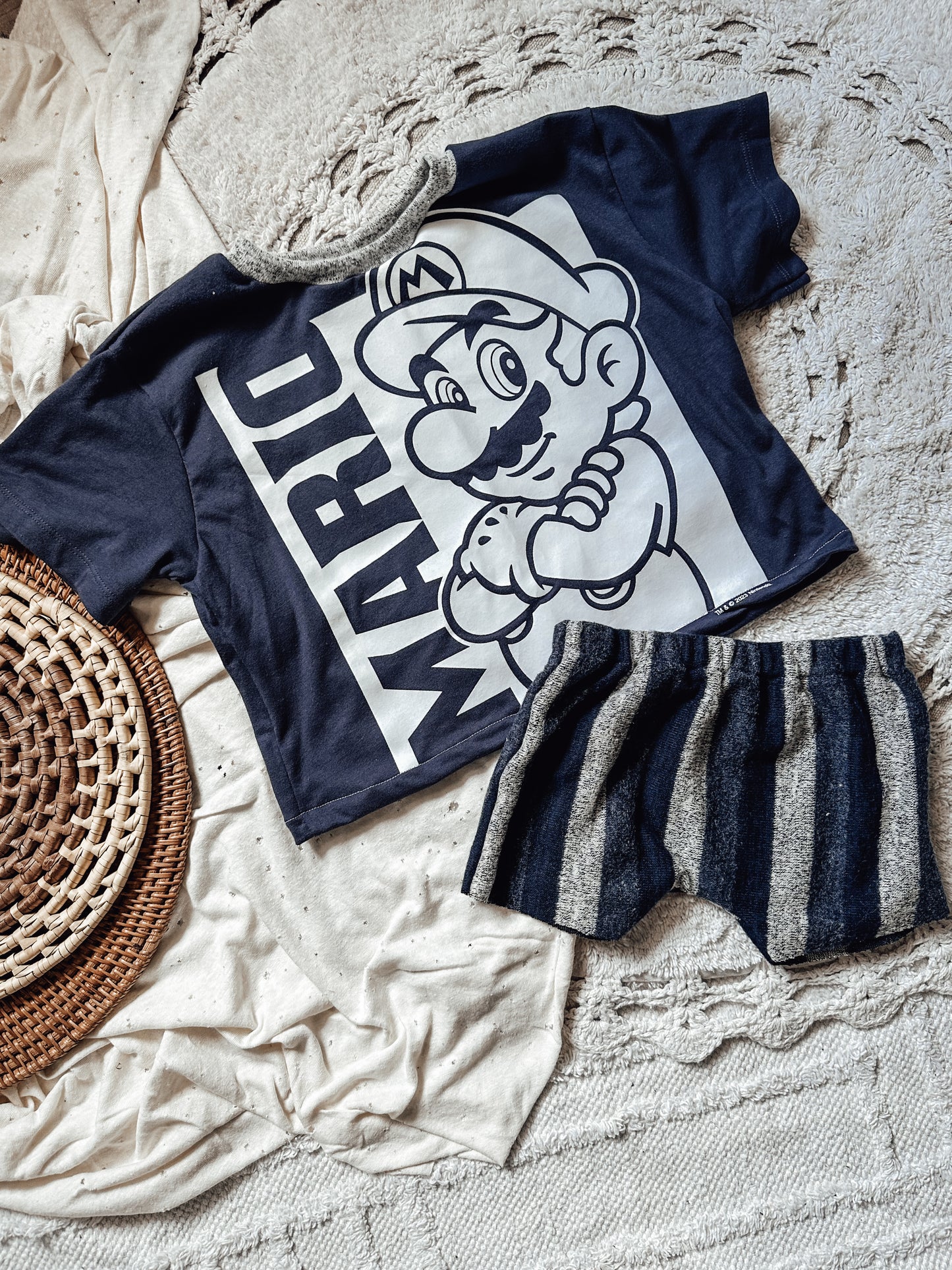 2T Raelyn Boxy tee + Nolan shorts (midi/ shortie length)