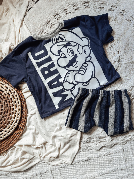 2T Raelyn Boxy tee + Nolan shorts (midi/ shortie length)