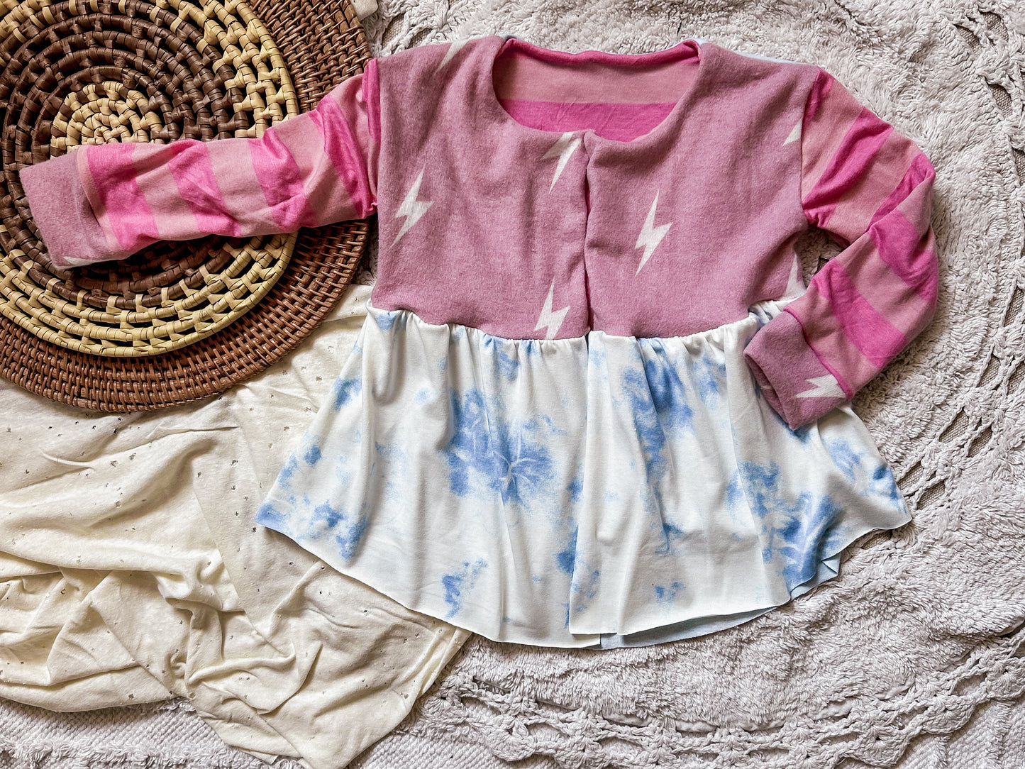 2/3 Addilyn Ruffled Shacket
