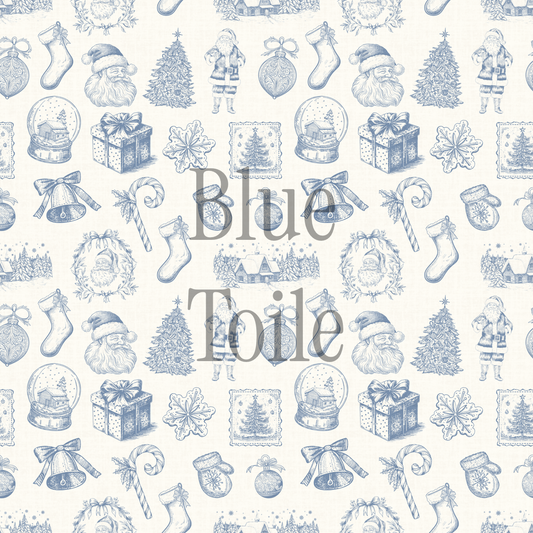 Blue Toile