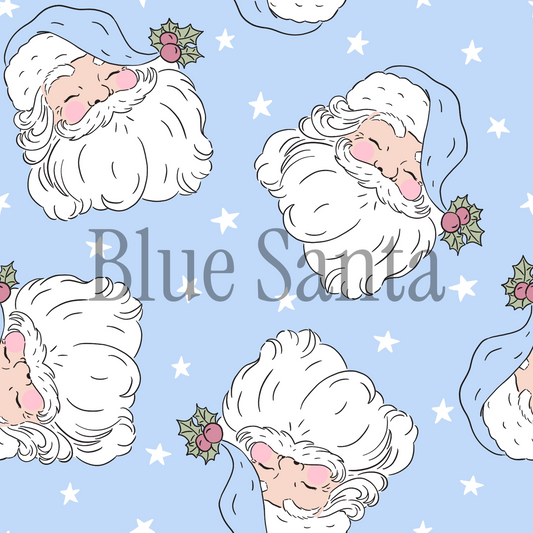 Blue Santa