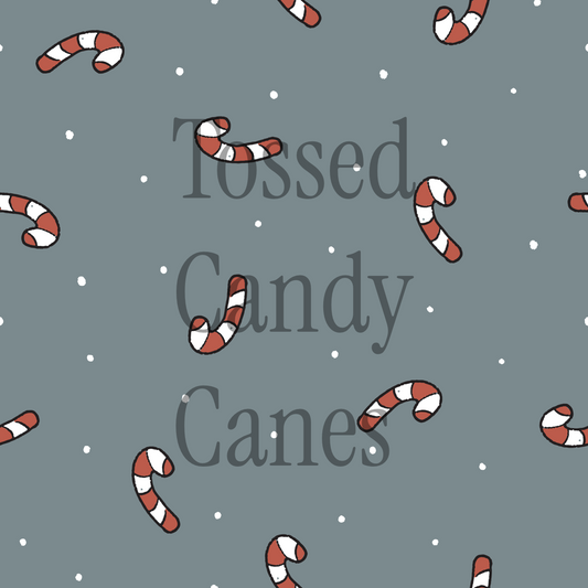 Tossed Candy Canes