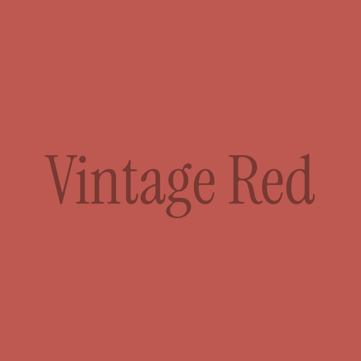 Vintage Red Coordinate