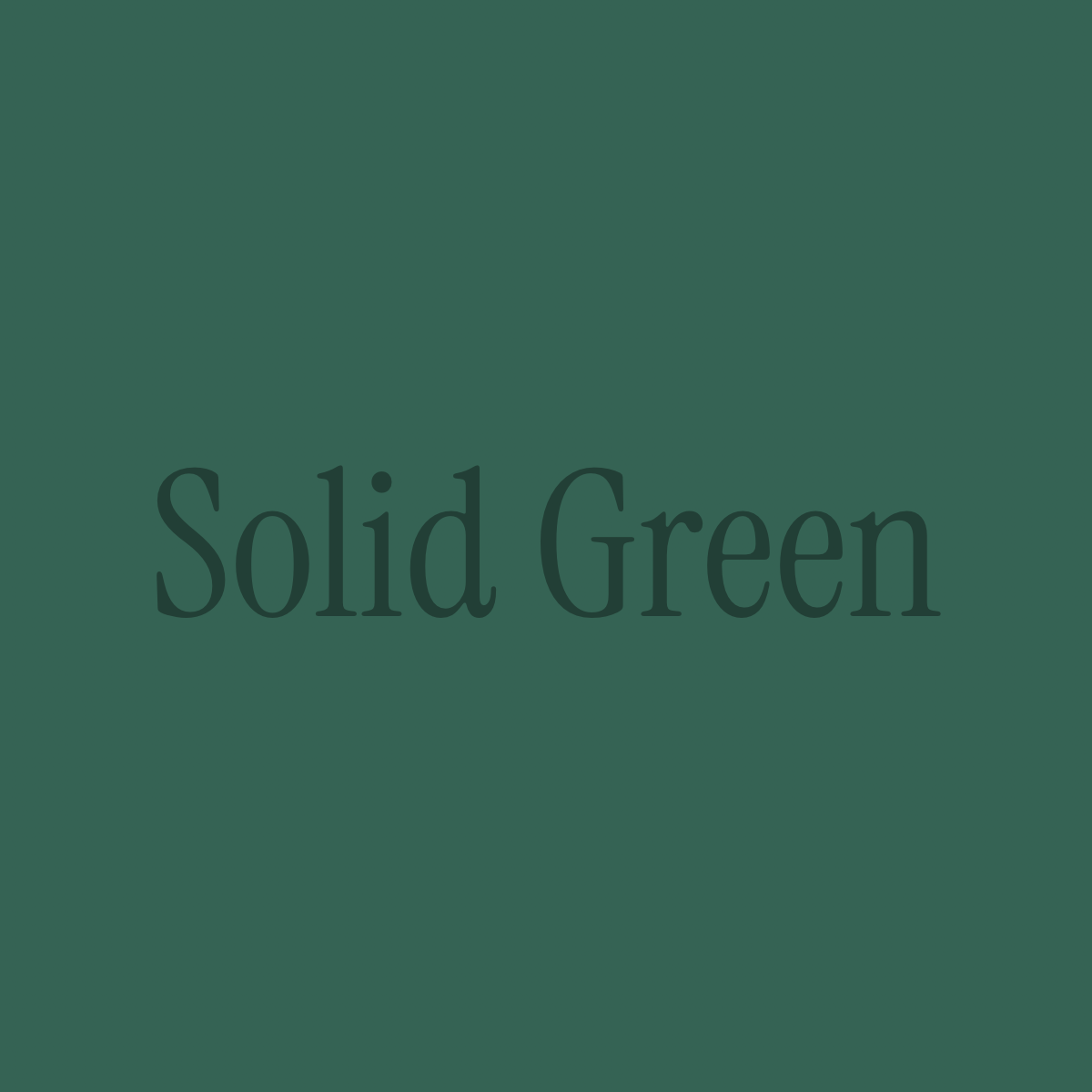 Solid Green Coordinate