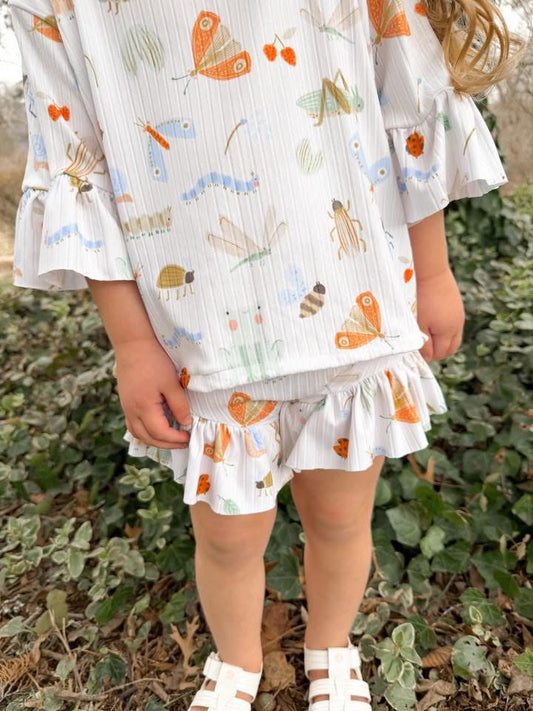 Ruffled shorties